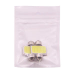 2 PCS 31mm 1.5W 80LM White Light 1 COB LED License Plate Reading Lights Car Light Bulb, 31mm