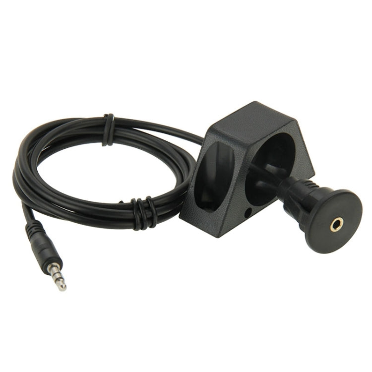 3.5mm Male to Female Extension Cable with Car Flush Mount, Length: 1m, 3.5mm Male to Female