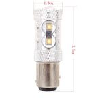 1157/BAY15D 50W 750LM 6500K White Light 10-3535-LEDs Car Brake Light  , Constant Current , DC12-24V, 1157 50W