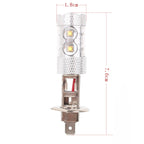 H1 50W 750LM 6500K White Light 10-3535-LEDs Car Foglight , Constant Current , DC12-24V, H1