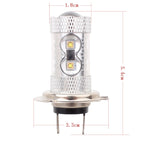H7 50W 750LM 6500K White Light 10-3535-LEDs Car Foglight , Constant Current , DC12-24V, H7 50W