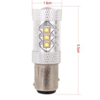 1157/BAY15D 80W 800LM 6500K White Light 16-3535-LEDs Car Brake Light , Constant Current , DC12-24V, 1157  80W