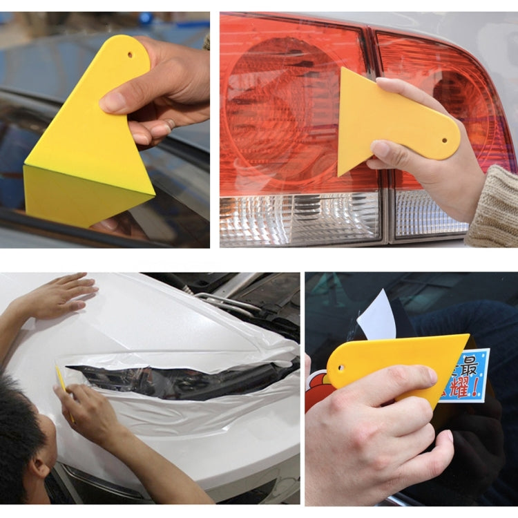 KANEED 10 PCS Car Window Wrapping Film Scraper Thickening Car Sticker Tool, Size: 11cm x 9.5cm, Film Scraper, US Stock Film Scraper, UK Stock Film Scraper