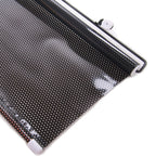 Retractable Car Window Sun Shade for Automobile Front and Back Windshield, Size: 125cm x 50cm, Random Color Delivery, 125cm x 50cm