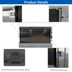 Retractable Car Window Sun Shade for Automobile Front and Back Windshield, Size: 125cm x 50cm, Random Color Delivery, 125cm x 50cm