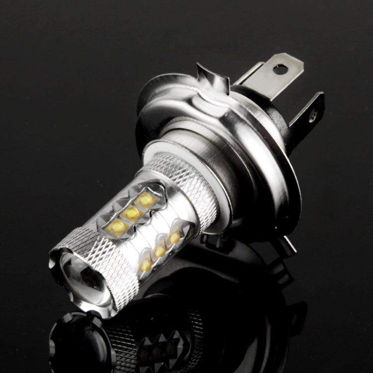 H4 80W White 16 CREE LED Fog Light for Vehicles, DC 12V, H4 80W