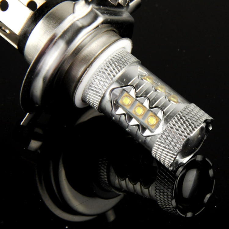 H4 80W White 16 CREE LED Fog Light for Vehicles, DC 12V, H4 80W