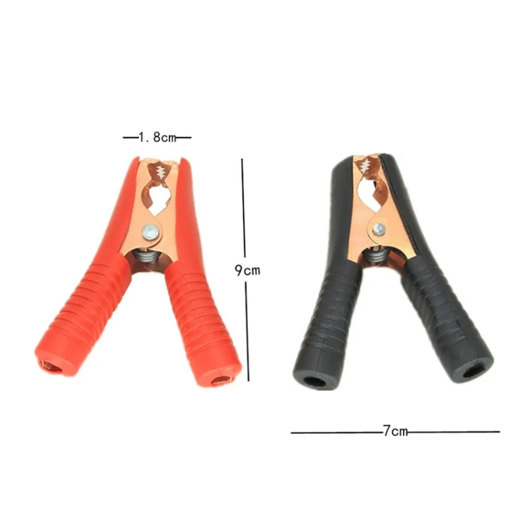 100A Car Battery Terminal Alligator Crocodile Clamp Clip (Pair), 100A L-04
