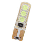 10 PCS T10 3W 300LM Silicone 6 LED SMD 5050 Car Clearance Lights Lamp, DC 12V, 6 LED SMD 5050, 6  SMD 5050 LEDs, 6 SMD 5050 LEDs