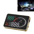 X6 3.5 inch Car OBDII / EUOBD HUD Vehicle-mounted Head Up Display Security System, Support Speed & Water Temperature & Speed Alarm & Fuel Consumption & Battery Voltage, etc., X6