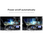 X6 3.5 inch Car OBDII / EUOBD HUD Vehicle-mounted Head Up Display Security System, Support Speed & Water Temperature & Speed Alarm & Fuel Consumption & Battery Voltage, etc., X6