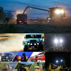 18W CREE 6 LED White Light Condenser Engineering Lamp / Waterproof IP67 SUVs Light, DC 10-30V, 6 LED