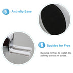 Diamond Facets Car Ashtray with LED Light, with LED Light(Dark Red), with LED Light(Black), with LED Light(White)
