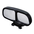 Left Side Rear View Blind Spot Mirror Universal adjustable Wide Angle Auxiliary Mirror, 3R-027L(Black), 3R-027L