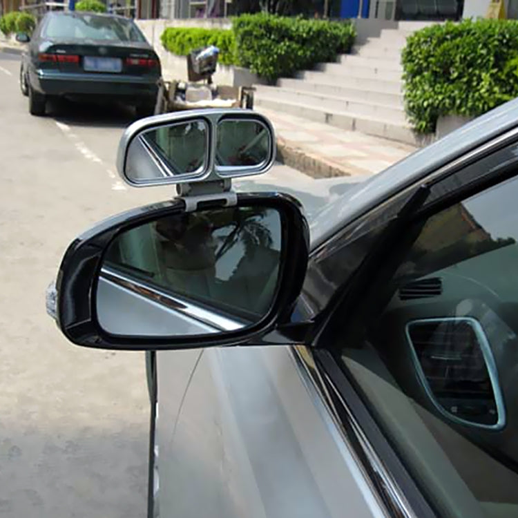 Left Side Rear View Blind Spot Mirror Universal adjustable Wide Angle Auxiliary Mirror, 3R-027L(Black), 3R-027L