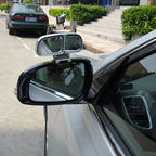 Left Side Rear View Blind Spot Mirror Universal adjustable Wide Angle Auxiliary Mirror, 3R-027L(Black), 3R-027L