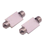 2 PCS 41mm 1.5W 80LM White Light 1 COB LED License Plate Reading Lights Car Light Bulb, 41mm