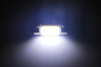 2 PCS 41mm 1.5W 80LM White Light 1 COB LED License Plate Reading Lights Car Light Bulb, 41mm