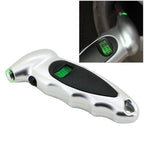1/4 inch LCD Display Screen Digital Tire Gauge with LED Light, Pressure Range: 0-100PSI, 1/4 inch