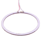80mm 5W 180LM Angel Eyes Circles Car Headlight COB LED Lights for Vehicles, DC 12-24V, 80mm Pink Light, 80mm Green Light, 80mm Red Light