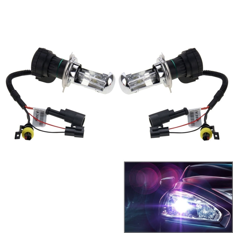 12V 35W H4-3 HID Xenon Light High Intensity Discharge Lamp Kit, Color Temperature: 6000K, H4+35W 6000K