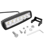 18W 1440LM Epistar 6 LED  Car Work Lamp Bar Light Waterproof IP67, DC 10-30V, DC 10-30V, 1440LM