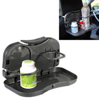 Car Rear Seat Multifunctional Folding Drink Holder, Car