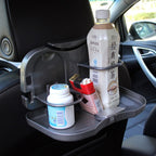 Car Rear Seat Multifunctional Folding Drink Holder, Car