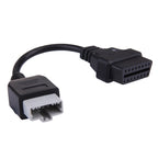 5 Pin to 16 Pin OBDII Diagnostic Cable for Honda, Full Length: 20.5cm, 5 Pin to 16 Pin