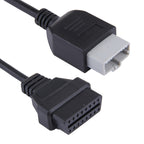5 Pin to 16 Pin OBDII Diagnostic Cable for Honda, Full Length: 20.5cm, 5 Pin to 16 Pin