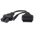 12 Pin to 16 Pin OBDII Diagnostic Cable for Mitsubishi, 12 Pin to 16 Pin