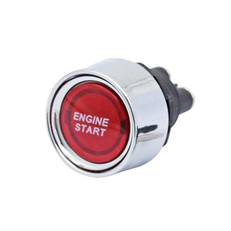 Blue Light Push Start Ignition Switch for Racing Sport , DC 12V(Red), DC 12V
