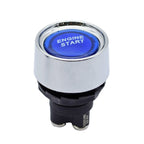 Blue Light Push Start Ignition Switch for Racing Sport , DC 12V, DC 12V(Red)