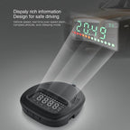A1 2.0 inch Car GPS HUD Head Up Display Vehicle-mounted Security System, Support Speed & Real Time & Altitude & Over Speed Alarm & Compass & MPH & Auto Sleeping & KM & Satellite Signal, A1
