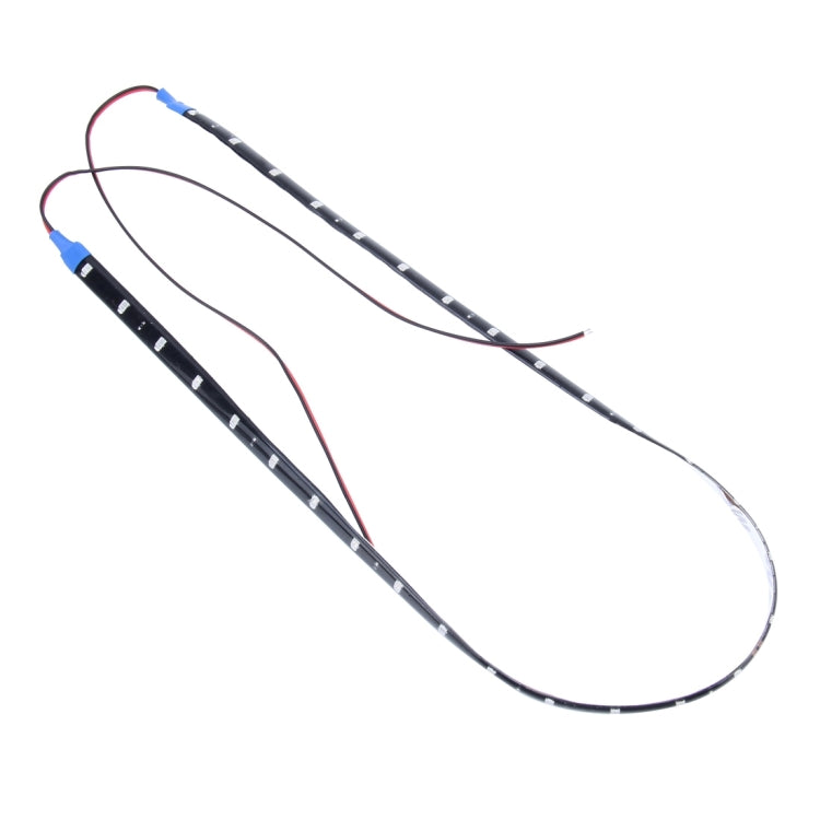 10 PCS 60cm 30 LED Waterproof Flexible Car Strip Light, DC 12V, 60cm