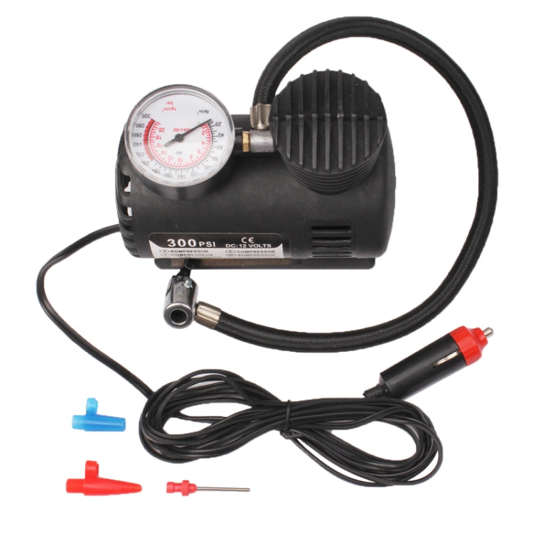 Portable Mini Auto Electric Air Compressor with Car Charger (300 PSI / DC 12V)