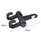 KANEED Car Vehicle Multi-functional Seat Headrest Bag Hanger Hook Holder Seat Headrest Hanger Hanging Holder Double Hooks, Car Double Hooks, UK Stock Double Hooks, US Stock Double Hooks