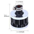 MZ 50mm Universal Mushroom Head Style Air Filter for Car, HKS 5cm (Black), MZ 5cm(Blue), MZ 5cm(Red), MZ 5cm(Silver)