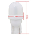 10 PCS T10 1W 80LM Ceramic 2 LED SMD 5630 Car Clearance Lights Lamp, DC 12V, 2 LED SMD 5630, 5630-2smd, T10+1W 80LM/Yellow Light