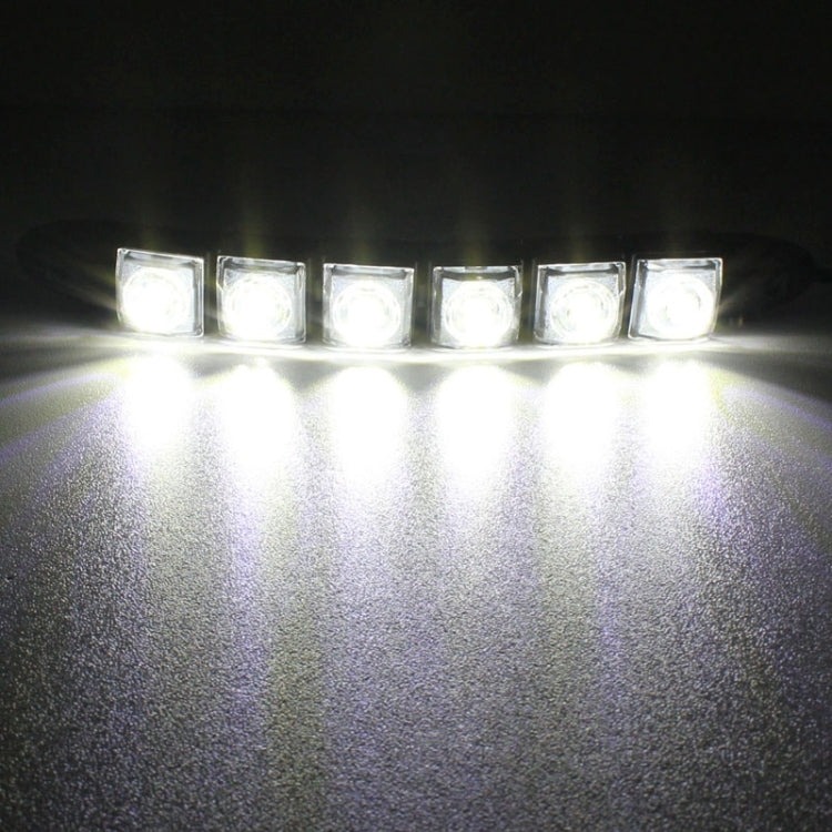 MZ 3W 2 PCS 160LM 6 LED SMD 5050 Flexible Snake LED Car Daytime Running Lights, DC 12V, 3W