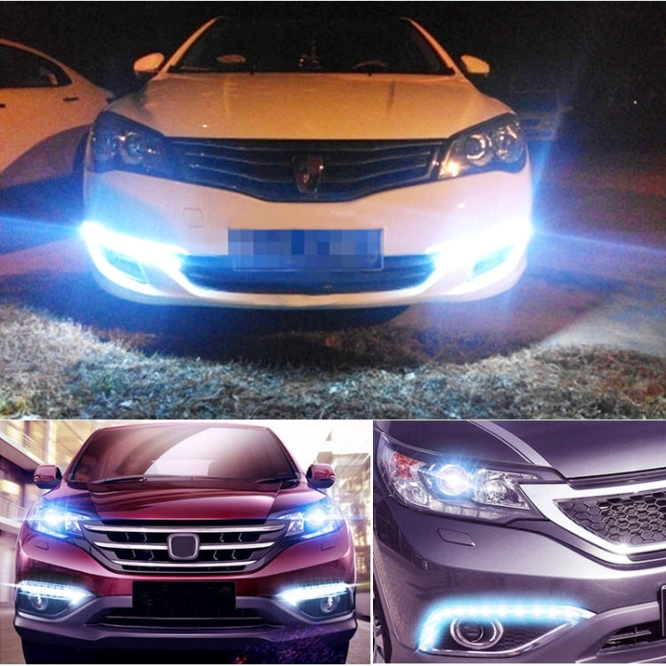 MZ 3W 2 PCS 160LM 6 LED SMD 5050 Flexible Snake LED Car Daytime Running Lights, DC 12V, 3W