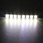 2 PCS  4W 8 LED SMD 5050 Flexible Snake LED Car Daytime Running Lights, DC 12V, 4W