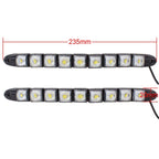 2 PCS  4.5W 9 LED SMD 5050 Flexible Snake LED Car Daytime Running Lights, DC 12V, 4.5W