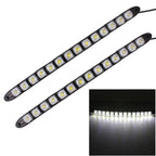 2 PCS  7W 14 LED SMD 5050 Flexible Snake LED Car Daytime Running Lights, DC 12V, 7W