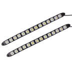 2 PCS  7W 14 LED SMD 5050 Flexible Snake LED Car Daytime Running Lights, DC 12V, 7W