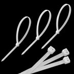 1000pcs Self-Locking Nylon Cable Wire Zip Ties(Size: 3 x 100mm), 1000 PCS 3 x 100mm