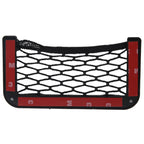 Car Net Pockets 12cm x 6cm Automotive Storage String Bag with Adhesive, 12x6cm