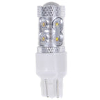 2 PCS 7443 650 Lumen 50W 10-3535-LEDs 6500K White Light Brake Light, DC 12-24V, 7443