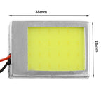 9W White Light LED Car Interior Lamp with T10 Dome + BA9S Festoon Adapter, 9W