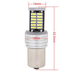 2PCS 1156/BA15S 6W 30SMD 4014 900LM White Light 6500K Decode LED Car Brake / Steering Light, 1156/BA15S 6W